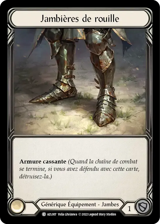 Jambières de rouille — Azalea - Blitz Deck — Flesh and Blood