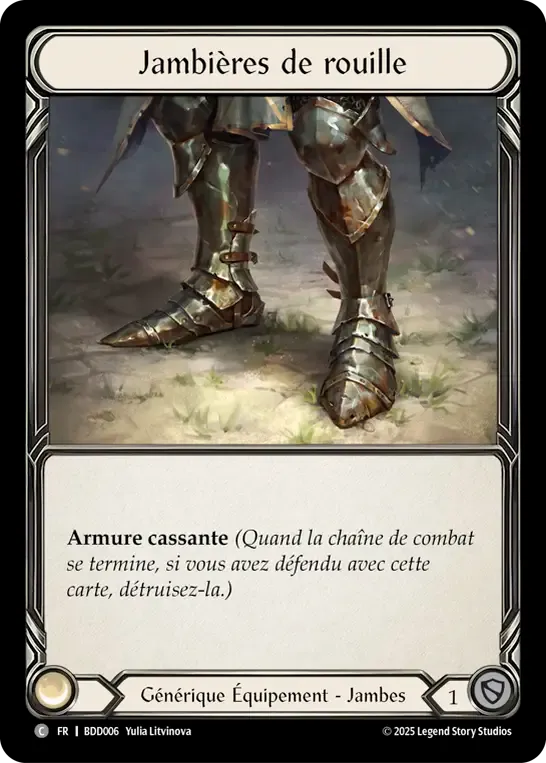 Jambières de rouille — Bravo Demo Deck — Flesh and Blood