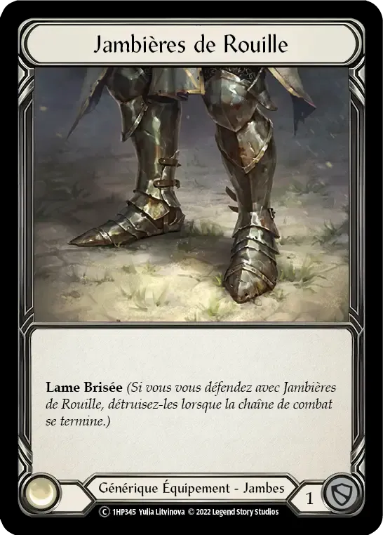 Jambières de Rouille from History Pack 1 - Black Label - Flesh and Blood