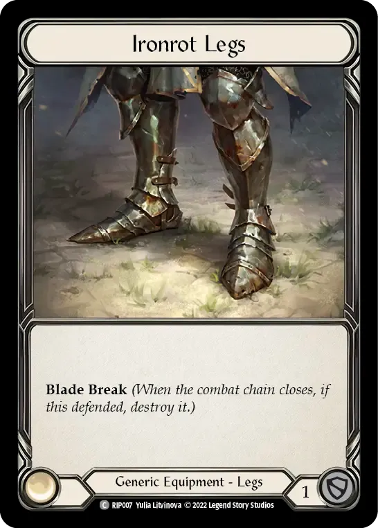 Ironrot Legs — Riptide - Blitz Deck — Flesh and Blood
