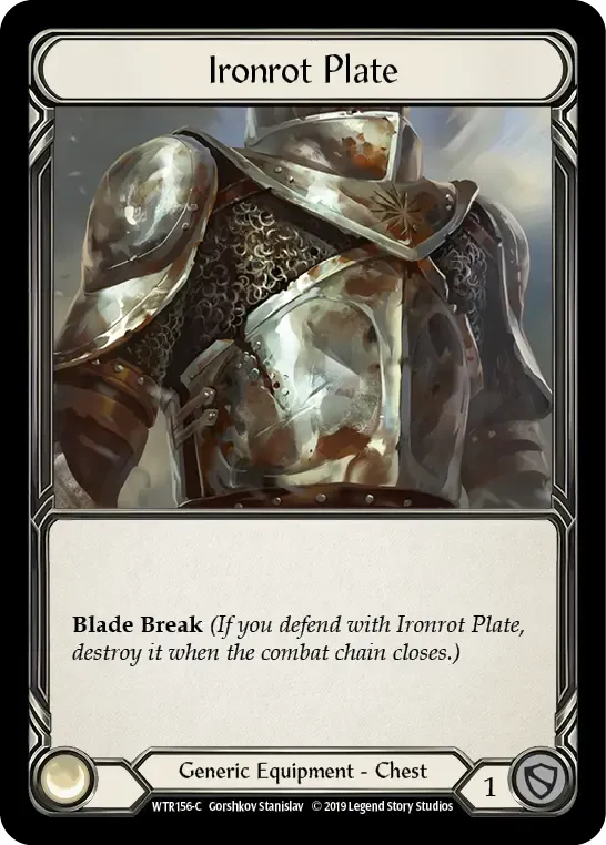 Ironrot Plate — Welcome to Rathe — Flesh and Blood
