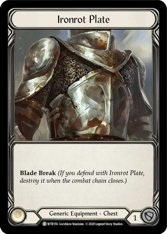 Ironrot Plate — Welcome to Rathe - Unlimited — Flesh and Blood