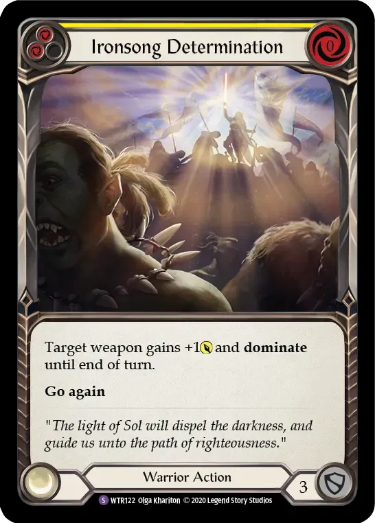 Ironsong Determination — Welcome to Rathe - Unlimited — Flesh and Blood
