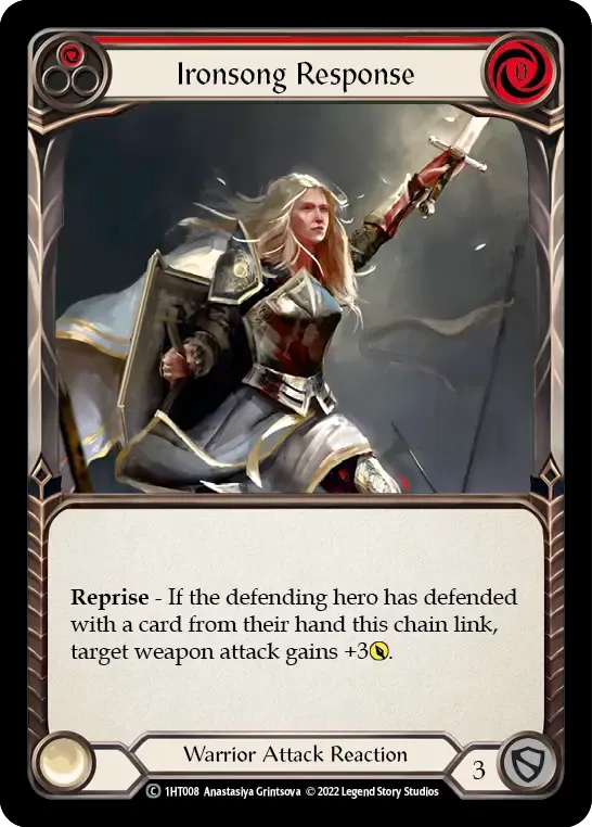 Ironsong Response (Red) — Dorinthea - Blitz Deck — Flesh and Blood