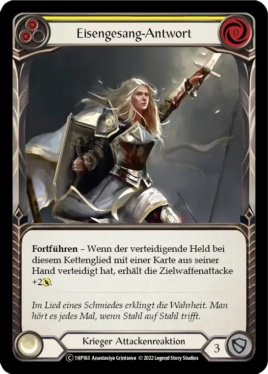 Ironsong Response (Yellow) — History Pack 1 - Black Label — Flesh and Blood