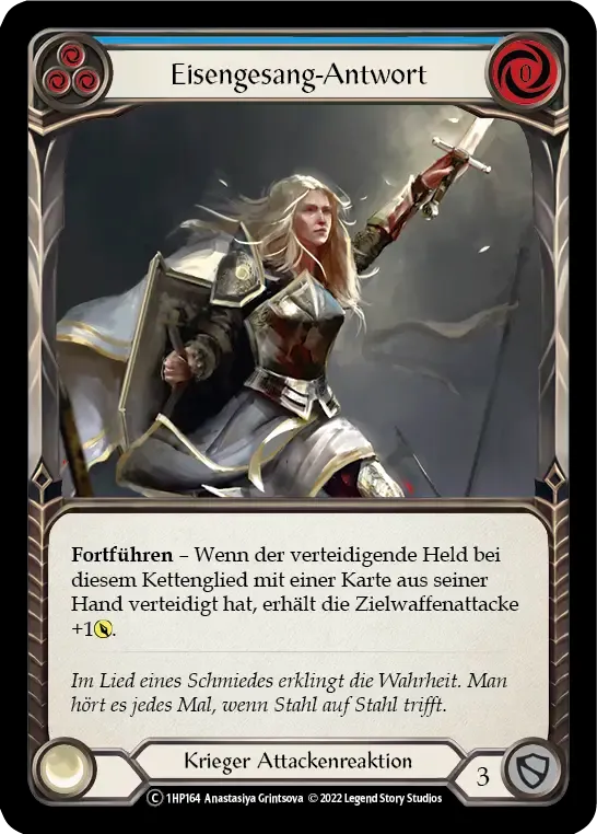 Ironsong Response (Blue) — History Pack 1 - Black Label — Flesh and Blood