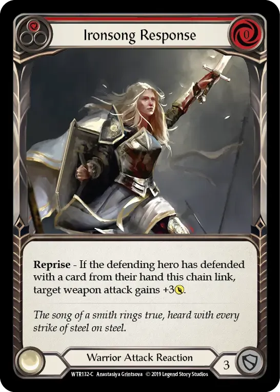 Ironsong Response (Red) — Welcome to Rathe — Flesh and Blood