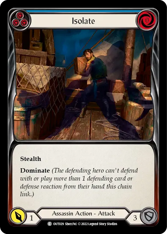 Isolate (Blue) — Outsiders — Flesh and Blood
