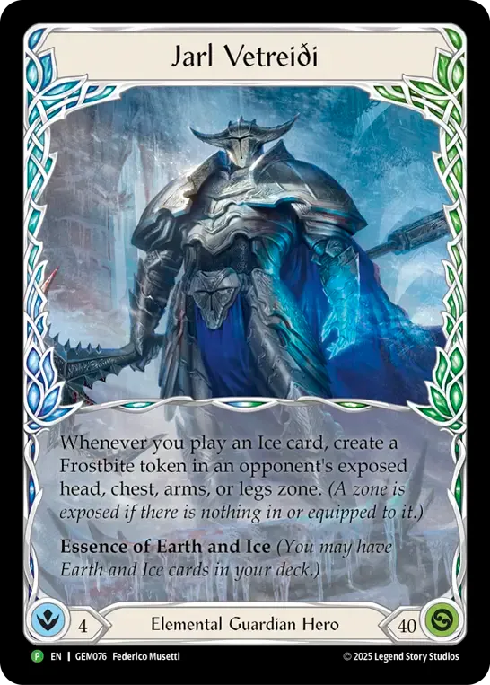 Jarl Vetreiði from GEM - Pack 3 - Flesh and Blood