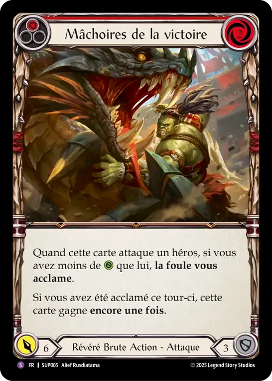 Mâchoires de la victoire — Super Slam — Flesh and Blood