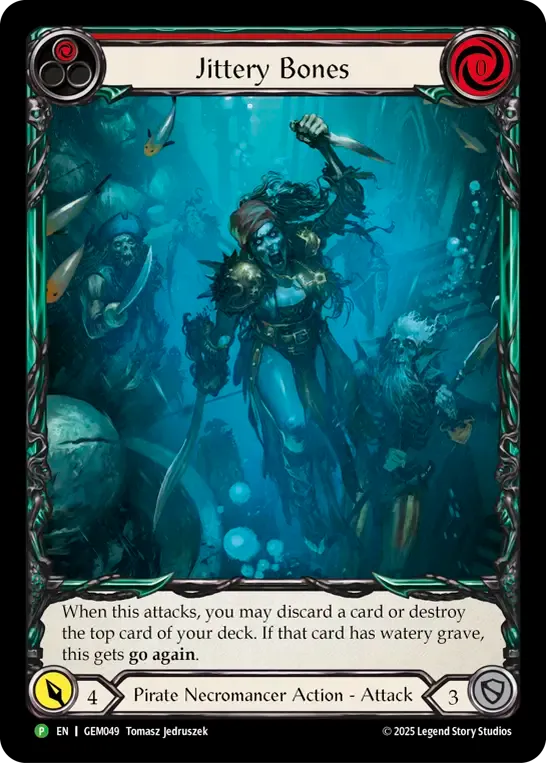 Jittery Bones — GEM - Pack 2 — Flesh and Blood