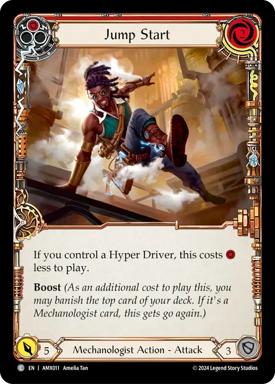 Jump Start (Red) — Armory Deck - Maxx 'The Hype' Nitro — Flesh and Blood