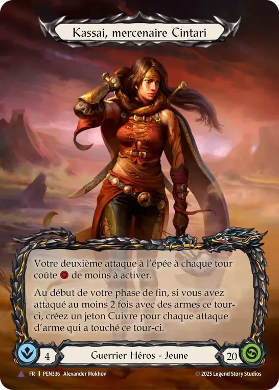 Kassai, Cintari Sellsword from Compendium of Rathe - Flesh and Blood