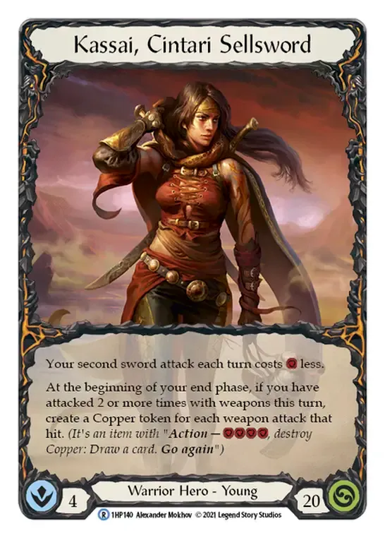 Kassai, Cintari Sellsword — History Pack 1 — Flesh and Blood