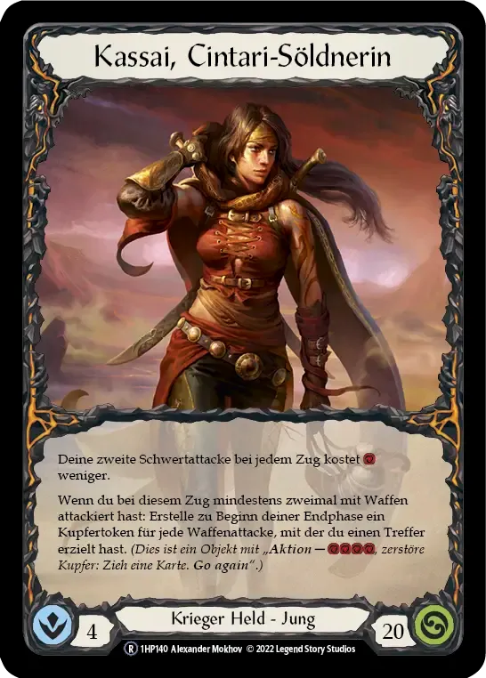 Cassai, Mercenaire Cintari — History Pack 1 - Black Label — Flesh and Blood
