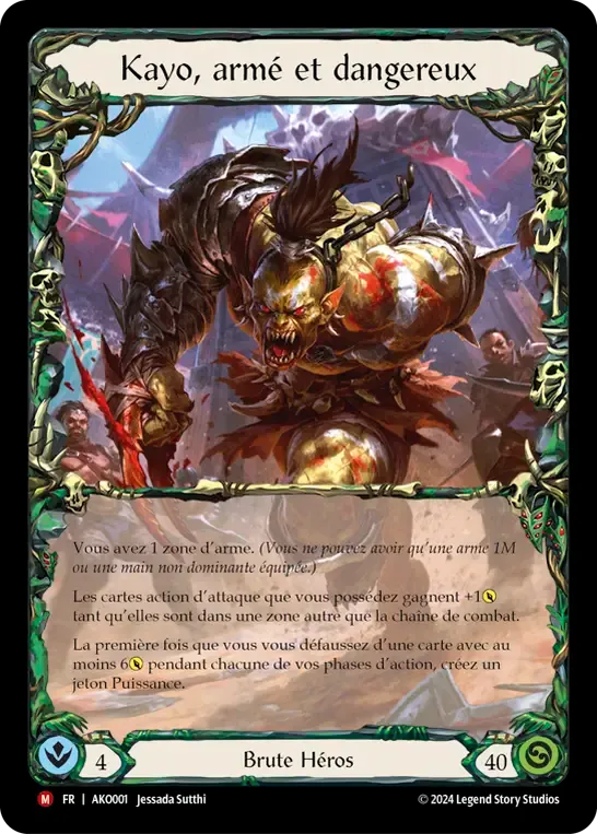 Kayo, armé et dangereux — Armory Deck - Kayo, Armed and Dangerous — Flesh and Blood