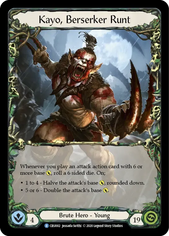Kayo, Berserker Runt — Crucible of War — Flesh and Blood