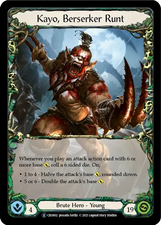 Kayo, Berserker Runt — Crucible of War - Unlimited — Flesh and Blood