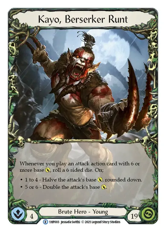 Kayo, Berserker Runt — History Pack 1 — Flesh and Blood