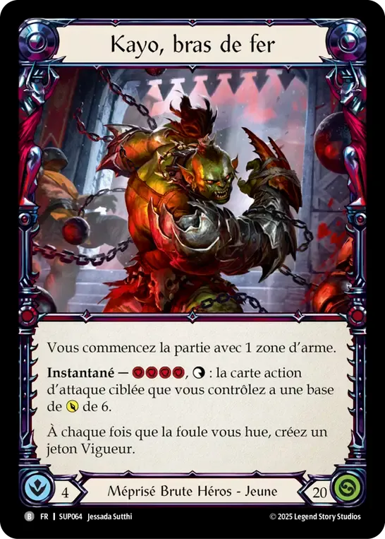 Kayo, bras de fer — Super Slam — Flesh and Blood