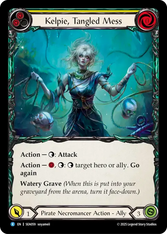 Kelpie, Tangled Mess (Yellow) — High Seas — Flesh and Blood