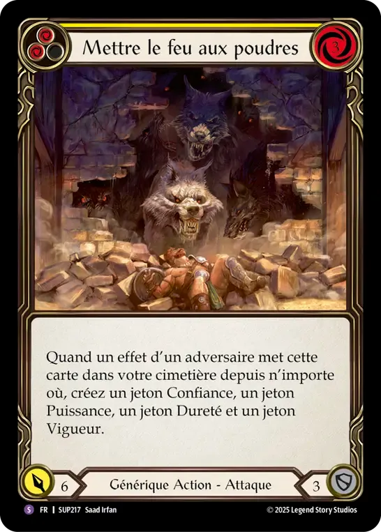 Mettre le feu aux poudres from Super Slam - Flesh and Blood
