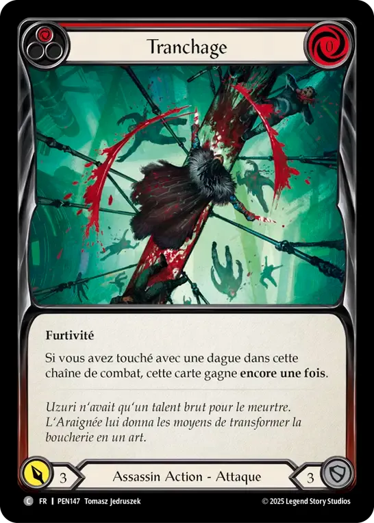 Knife Through (Red) — Compendium of Rathe — Flesh and Blood