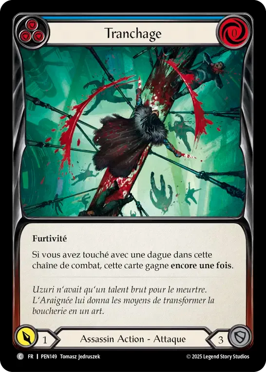 Knife Through (Blue) — Compendium of Rathe — Flesh and Blood
