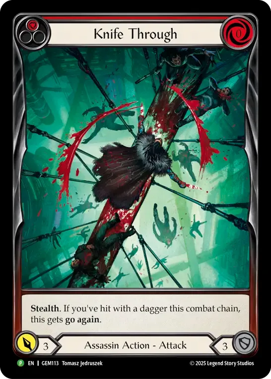 Knife Through — GEM - Pack 4 — Flesh and Blood