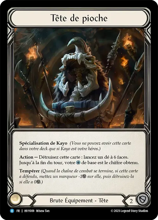 Tête de pioche — Heavy Hitters — Flesh and Blood
