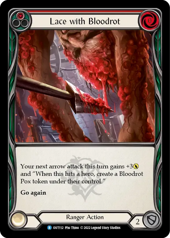 Lace with Bloodrot (Red) — Outsiders — Flesh and Blood