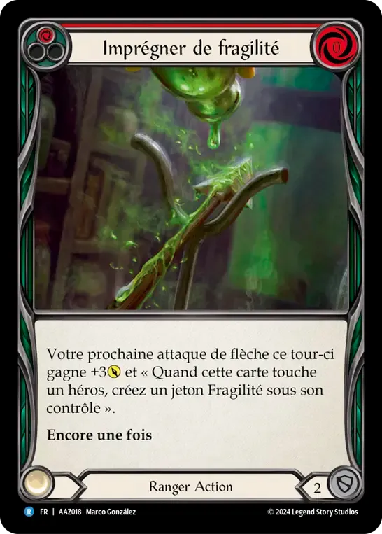 Imprégner de fragilité — Armory Deck - Azalea, Ace in the Hole — Flesh and Blood