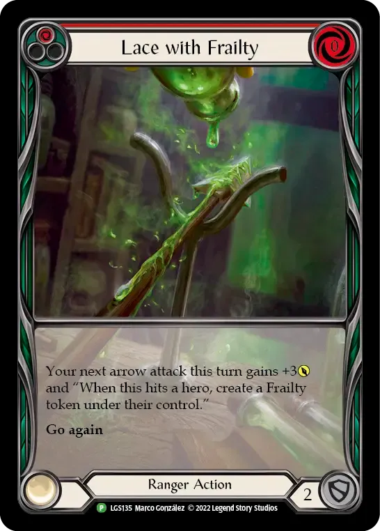 Lace with Frailty — Flesh and Blood: Promo Cards — Flesh and Blood