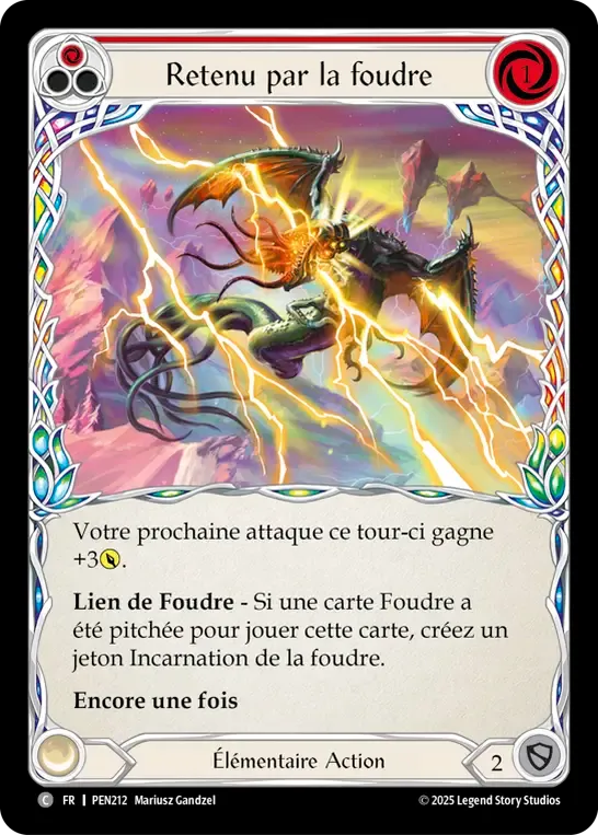 Laden with Lightning (Red) — Compendium of Rathe — Flesh and Blood