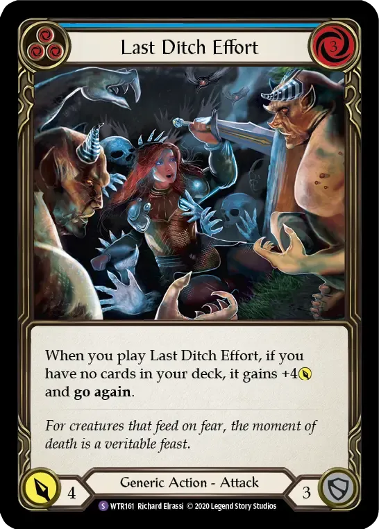 Last Ditch Effort — Welcome to Rathe - Unlimited — Flesh and Blood