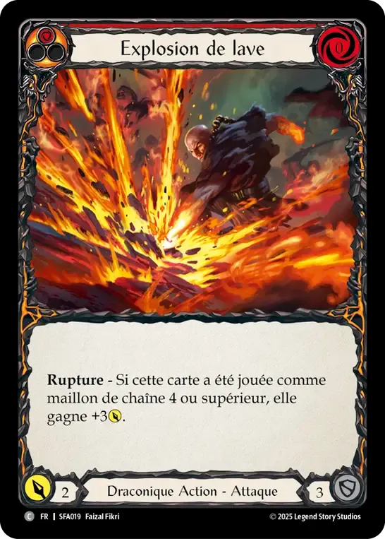 Lava Burst (Red) — Silver Age Chapter 2 - Fai — Flesh and Blood