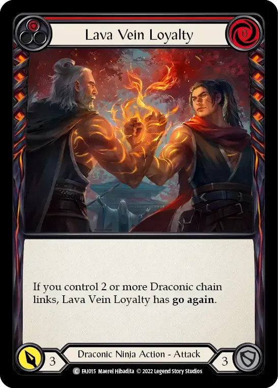 Lava Vein Loyalty (Red) — Fai - Blitz Deck — Flesh and Blood