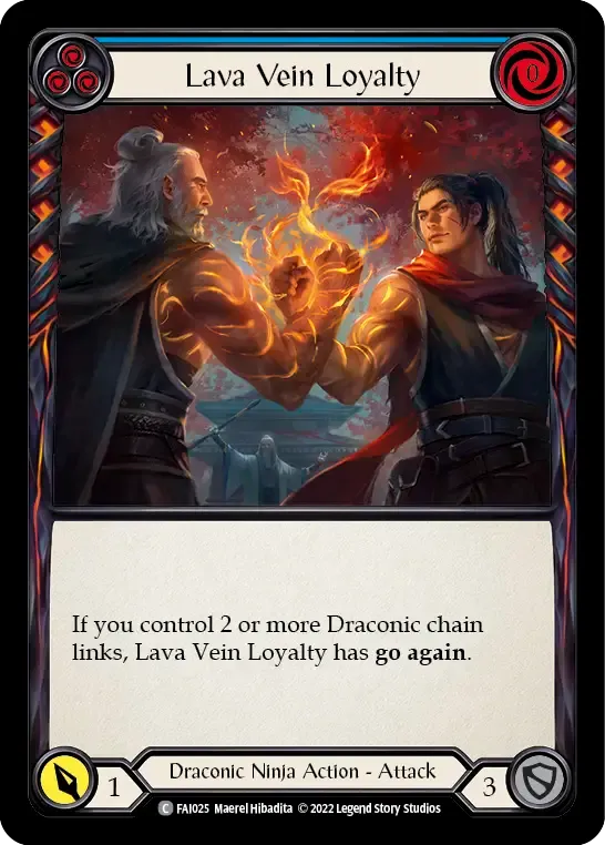Lava Vein Loyalty (Blue) — Fai - Blitz Deck — Flesh and Blood