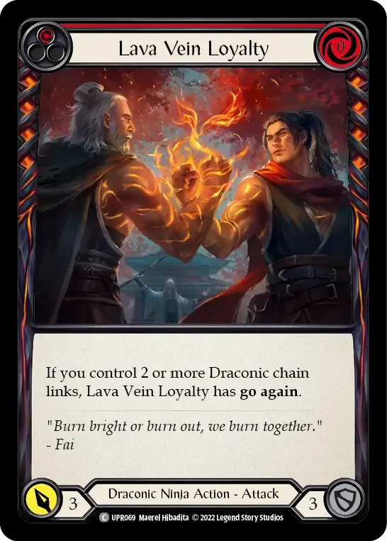 Lava Vein Loyalty (Red) — Uprising — Flesh and Blood