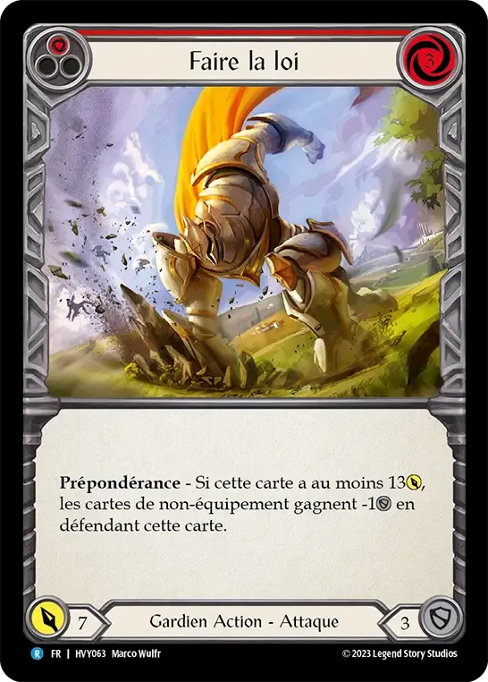 Faire la loi from Heavy Hitters - Flesh and Blood