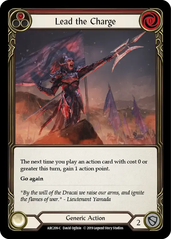 Lead the Charge (Red) — Arcane Rising — Flesh and Blood