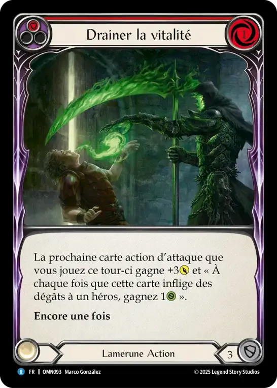 Drainer la vitalité — Omens of the Third Age — Flesh and Blood