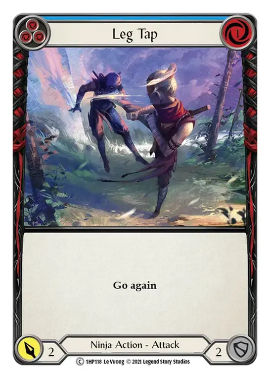Leg Tap (Blue) — History Pack 1 — Flesh and Blood