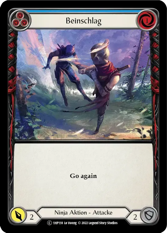 Leg Tap (Blue) — History Pack 1 - Black Label — Flesh and Blood