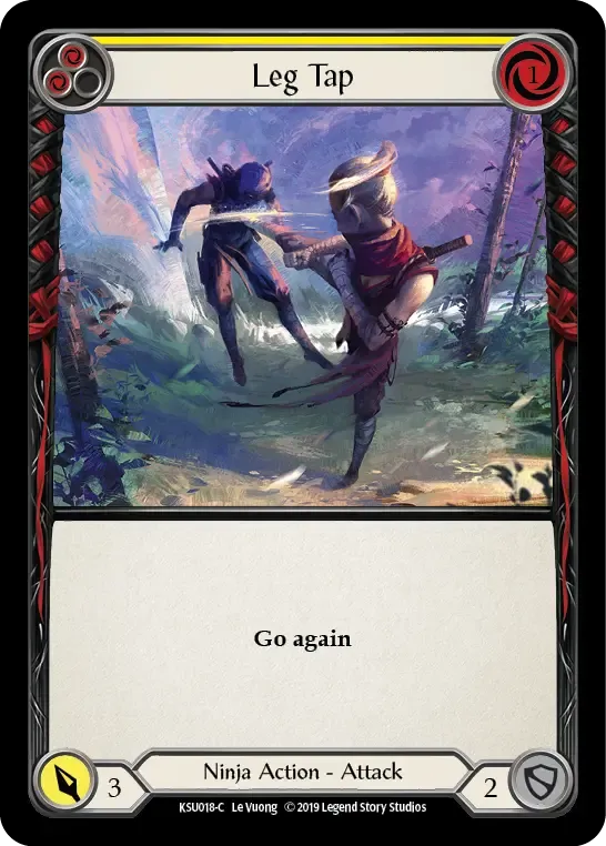 Leg Tap (Yellow) — Katsu, the Wanderer - Hero Deck — Flesh and Blood