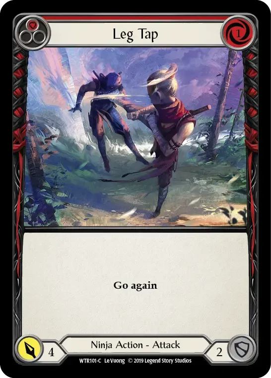 Leg Tap (Red) — Welcome to Rathe — Flesh and Blood