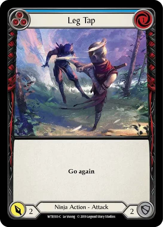 Leg Tap (Blue) — Welcome to Rathe — Flesh and Blood