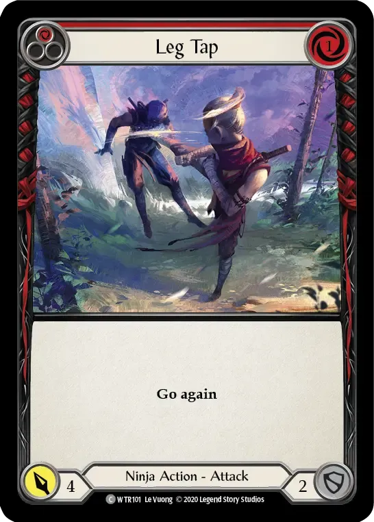 Leg Tap (Red) — Welcome to Rathe - Unlimited — Flesh and Blood