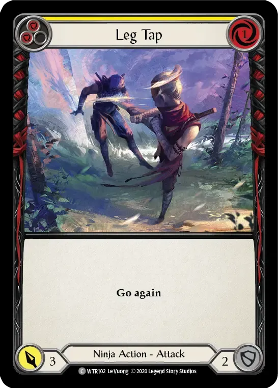 Leg Tap (Yellow) — Welcome to Rathe - Unlimited — Flesh and Blood