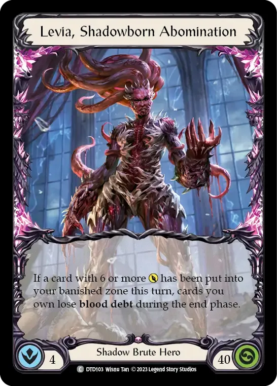 Levia, Shadowborn Abomination — Dusk till Dawn — Flesh and Blood